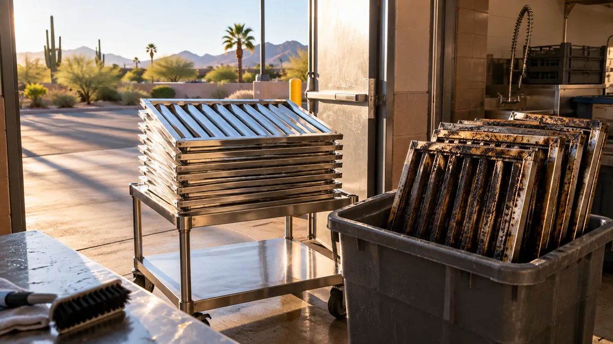 Hood Filter Exchange by Cleaning Resource Center